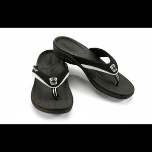 Powerstep Fusion Orthotic Sandals for Women Black